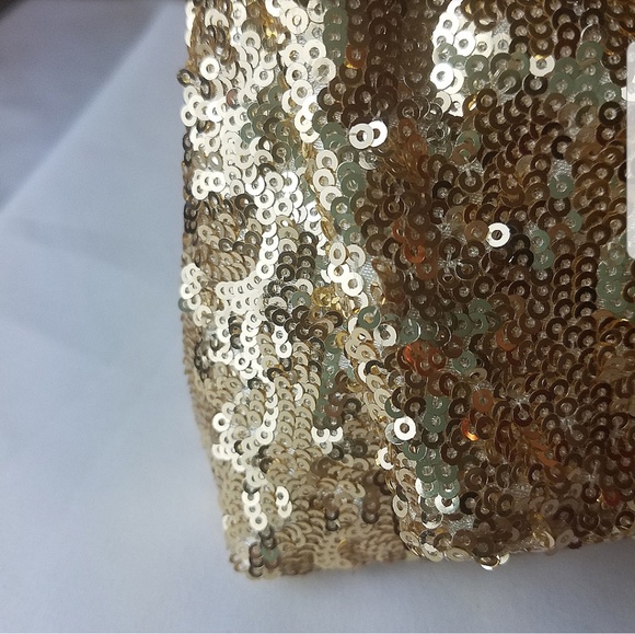 Victoria's Secret Golden sequins Clutch - Picture 6 of 6
